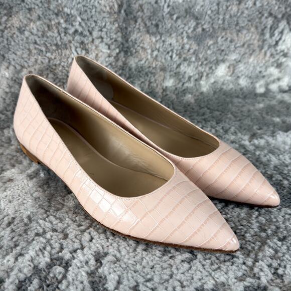 M. Gemi Shoes - M Gemi Size 38EUR US7 Flats Slip On Pointed Toe Shoes Pink Casual Walking